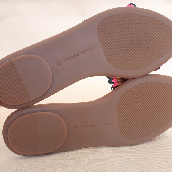 Loeffler Randall Birdie Ruffle Slide - Navy Suede - 10.5 - Picture 6 of 6